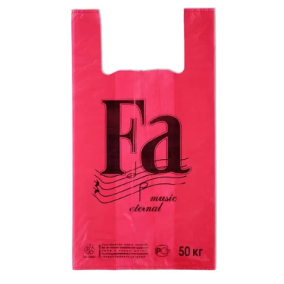 Пакет "Майка 30х55-25мкм"Fa"красный 100/1000 шт/кор от Торговой Компании "Зима" картинка Пакет "Майка 30х55-25мкм"Fa"красный 100/1000 шт/кор от Торговой Компании "Зима"