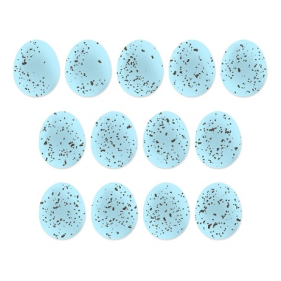 картинка Сахарные мини-медальоны Перепелиные яйца голуб,(упаковка 65г) tp93602 от Торговой Компании "Зима"