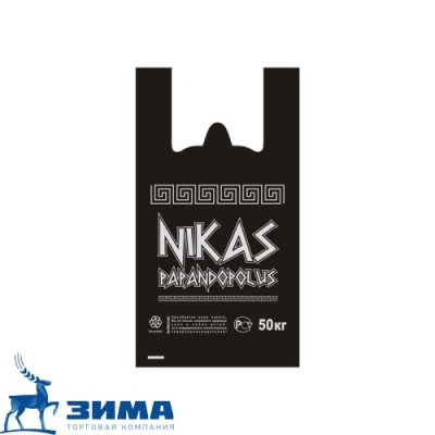 картинка Пакет "Майка 30х55-20мкм"NIKAS"черн 100/1000 шт/кор от Торговой Компании "Зима"