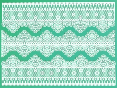 картинка Коврик силиконовый рельефный КРУЖЕВО (1 шт.) TMD01 от Торговой Компании "Зима"