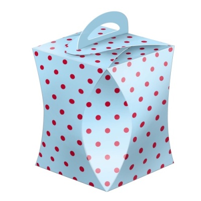 картинка Коробка для кулича d124 мм ГОРОШЕК (Сакура) (200 шт ) 76412 от Торговой Компании "Зима"