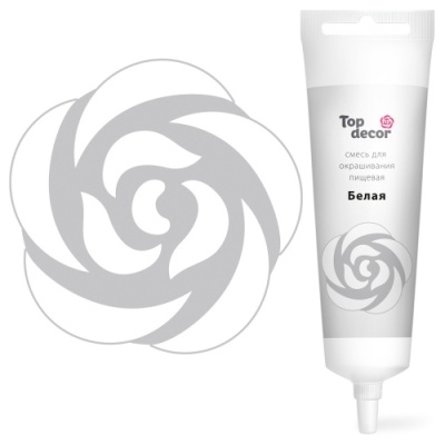 картинка Краситель пищ.гелевый жидкий БЕЛЫЙ 100 г hk30409 от Торговой Компании "Зима"