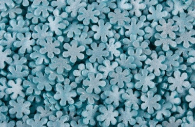 картинка Посыпки Снежинки голубые перламутровые (уп.0,75 кг) tp20394                   от Торговой Компании "Зима"