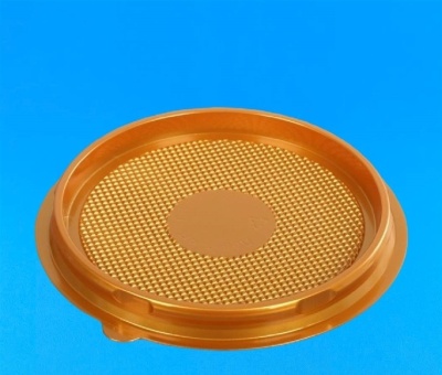 картинка Контейнер ПР-Т-85 Д золотая (ПЭТ) NEW купол (780*1) от Торговой Компании "Зима"