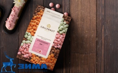 картинка Шоколад Callebaut Strawberry смесь шоколада белого и глазури (цв.)Каллеты 2,5 кг/штSTRAWBERRY-RT-U70 от Торговой Компании "Зима"