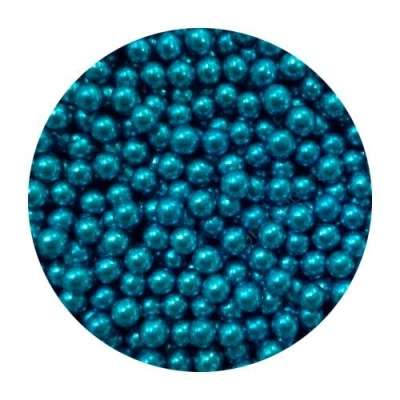 картинка Драже сахарное-металлиз.шарики голубые,4мм (1кг) AI28230                   от Торговой Компании "Зима"