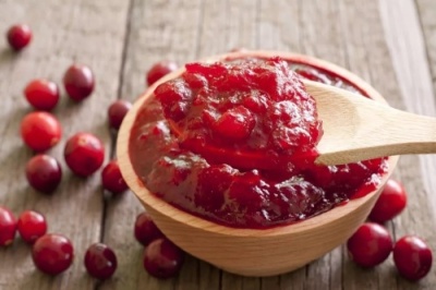 картинка Конфитюр деликатесный Брусничный с кусочками Т (ведерко 5 кг) БРЯНСК от Торговой Компании "Зима"