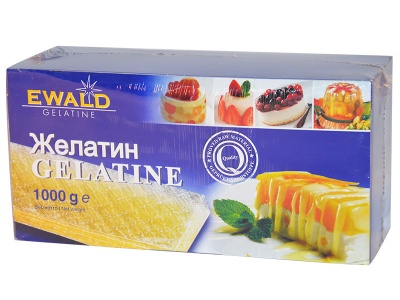 картинка Желатин пищевой ЛИСТОВОЙ (уп. 1 кг) "VAL'DE" (Германия) от Торговой Компании "Зима"