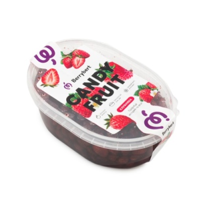 картинка Фрукты в сиропе Candy Fruit "Клубника" кандированные (упак 1 кг) от Торговой Компании "Зима"