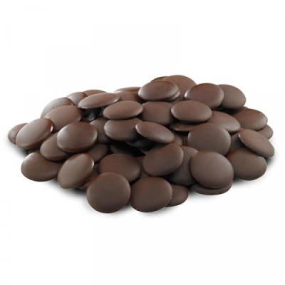 картинка Глазурь шоколадная ТЕМНАЯ диски CARIBE FONDENTE DISCHI (коробка 20 кг) от Торговой Компании "Зима"