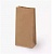 Пакет бумажный 300х170х60мм(100 шт)  КРАФТ коричневый