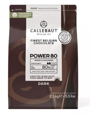 картинка Шоколад Callebaut горький Power 80% Каллеты 2,5 кг 80-20-44-RT-U71           от Торговой Компании "Зима"