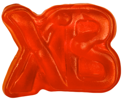 картинка Мармелад со вкусом апельсина, буквы ХВ (упаковка 400 гр) tp92346 от Торговой Компании "Зима"