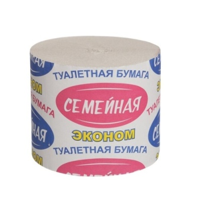 картинка Туалетная бумага "Семейная" без втулки (упаковка 10 шт) от Торговой Компании "Зима"