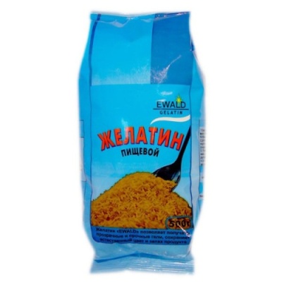 картинка Желатин гранулированный  пищевой (пакет 0,5 кг) Германия от Торговой Компании "Зима"