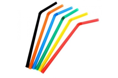 картинка Трубочки коктейльные с изгибом (1000шт/6 уп) цветная 5*240. от Торговой Компании "Зима"