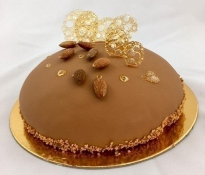 картинка КРЕМ-ПОКРЫТИЕ "ШОКОДЕЛЬ" Солёная карамель (ведро 0,9 кг) от Торговой Компании "Зима"