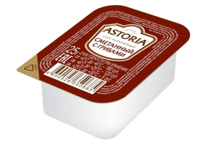 картинка Соус майонезный "Сметанный с грибами" 42% ТМ Астория Дип 25г. (гофрокор.2,5 кг) от Торговой Компании "Зима"