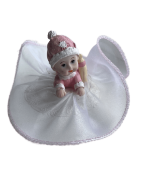 картинка Фигурка на рождение ребёнка ДЕВОЧКА 26110*В от Торговой Компании "Зима"