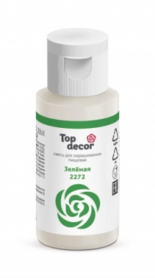 картинка Смесь д/окраш.пищ.продукт.жидк."Зеленая" 30г (уп. 36 шт) tp83405 от Торговой Компании "Зима"