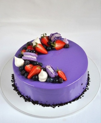 картинка КРЕМ-ПОКРЫТИЕ "ШОКОДЕЛЬ" Лесных ягод вкус (ведро 0,9 кг) от Торговой Компании "Зима"