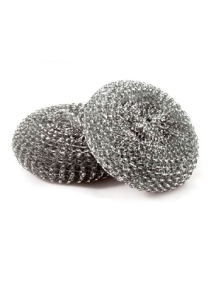 картинка Губка круглая металлическая для посуды(10шт/60уп) от Торговой Компании "Зима"