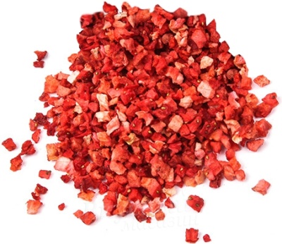 картинка Клубника сублимационной сушки. кусочки 1-5 мм.(пакет 1 кг)  от Торговой Компании "Зима"