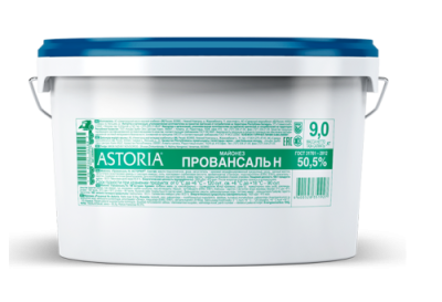 картинка Майонез ТЗ Astoria Провансаль Н 50,5% (ведро 9 кг) от Торговой Компании "Зима"