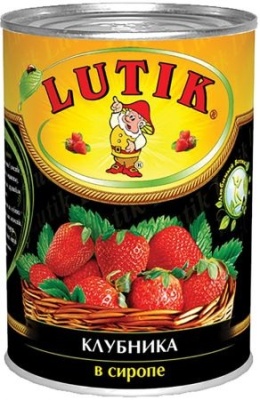 картинка КЛУБНИКА 425мл/410 гр. Lutik (упаковка 12 шт) от Торговой Компании "Зима"