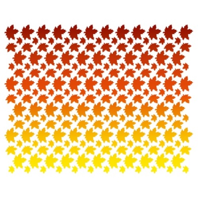картинка Вафельные Осенние листья цветные (упаковка 392 шт) tp83719 от Торговой Компании "Зима"