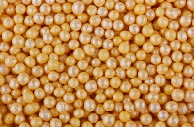 картинка Посыпки Шарики ЖЕМЧУГ желтый (уп.0,7 кг) tp36807 от Торговой Компании "Зима"