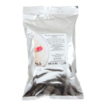 картинка Мастика сахарная ванильная белая (0,6 кг) Деко-Про tp35909 от Торговой Компании "Зима"