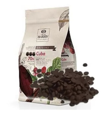 картинка Шоколад Cacao Barry горький CUBA Pistoles (пакет 1 кг) CHD-Q70CUB-E1-U68      от Торговой Компании "Зима"