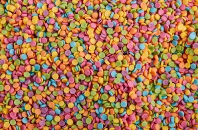 картинка Посыпки Конфетти пастельные мини (мешок 25 кг) ipSH.2817 от Торговой Компании "Зима"