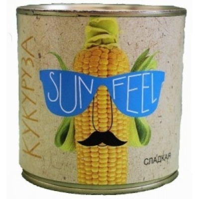 картинка Кукуруза сладкая 425 мл SUNFEEL (упаковка 12 шт) 154300597 от Торговой Компании "Зима"