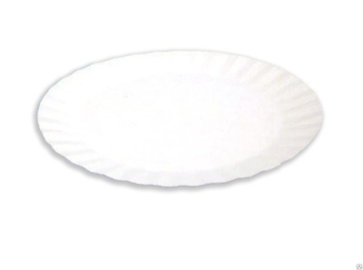 картинка Тарелка картонная d-200 мм  НОВОСИБИРСК  (100/1400 шт) от Торговой Компании "Зима"