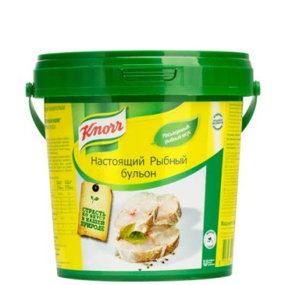картинка БУЛЬОН рыбный KNORR сухая смесь (ведро 2 кг) 500003463 от Торговой Компании "Зима"