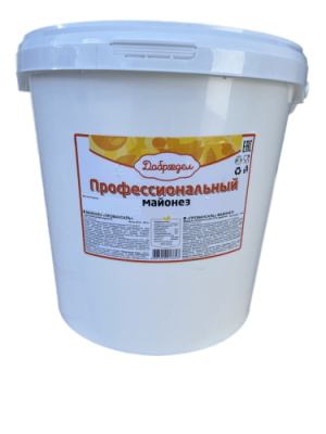 картинка Майонез "Добродел" 55%  9,6 кг (ведро 10 л)  от Торговой Компании "Зима"