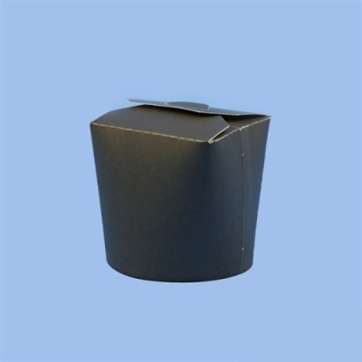 картинка Контейнер бумажный ЧАЙНА-БОКС 500 мл ЧЕРНАЯ (550 шт) круглое дно от Торговой Компании "Зима"