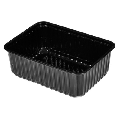 картинка Контейнер РР прямоуг 500 мл КР-179-500 ЧЕРНЫЙ 500шт/кор от Торговой Компании "Зима"