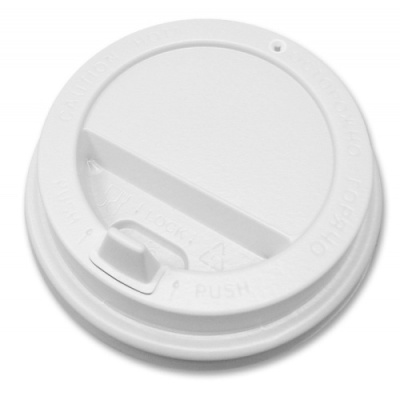 картинка Крышка TLS-90 d-90мм (100*1)1000 к стакану БЕЛАЯ от Торговой Компании "Зима"