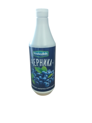 картинка Морс Черника концентрированный (бутылка 1 л) от Торговой Компании "Зима"