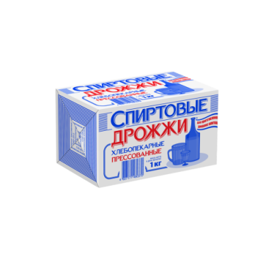 картинка Дрожжи прессованные "Спиртовые" (коробка 10 кг) от Торговой Компании "Зима"