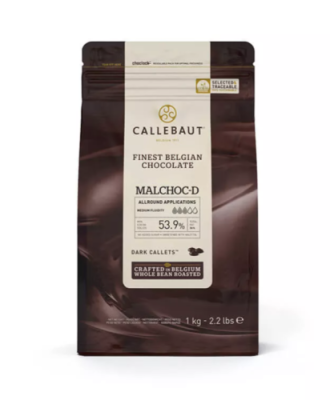 картинка Шоколад Callebaut темный без добавления сахара 1 кг/шт CSD-Q54MAL-EX-U68 от Торговой Компании "Зима"