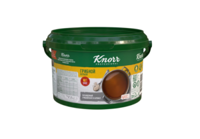 картинка БУЛЬОН грибной KNORR 1-2-3  сухая смесь (ведро 2 кг) 158100423 от Торговой Компании "Зима"