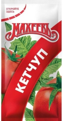 картинка Кетчуп "Махеев" Томатный 10г. (коробка/блок 120 шт) от Торговой Компании "Зима"