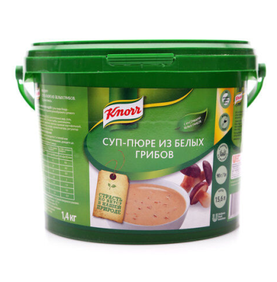 картинка СУП-ПЮРЕ грибной ГОТОВОЕ БЛЮДО FOOD ZAVOD (пакет 1 кг) 280000031 от Торговой Компании "Зима"
