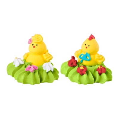 картинка Сах.фигурки ЦЫПЛЕНОК на травке ТП, 70 шт tp56270 от Торговой Компании "Зима"