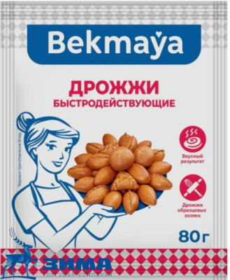 картинка Дрожжи активные "БЕКМАЯ"  80 гр. (кор. 50 штук) от Торговой Компании "Зима"