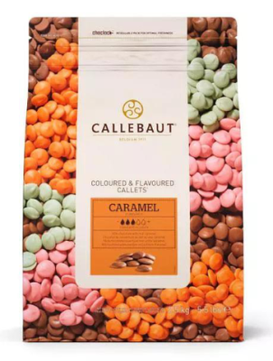 картинка Шоколад Callebaut молочный с карамелью Caramel Каллеты 2,5 кг CHF-N3438CARRT-U70 от Торговой Компании "Зима"
